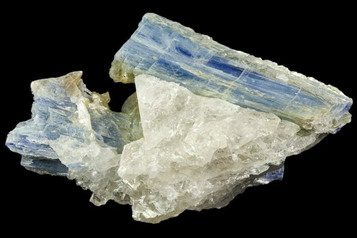 Vibrant Blue Kyanite Crystal In Quartz - Brazil #80395
